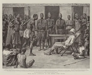 Met Majoor Lothaire in de Vrijstaat Congo